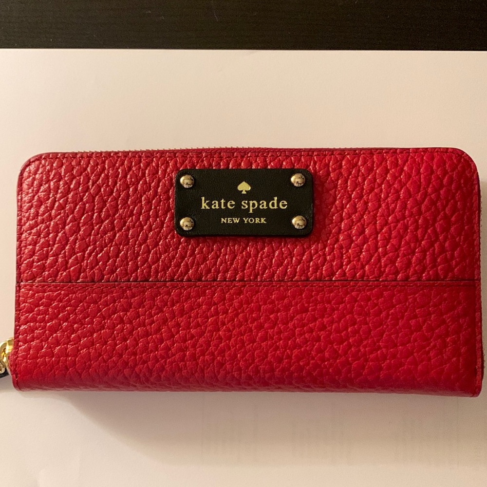 Kate Spade Red and Black Wallet